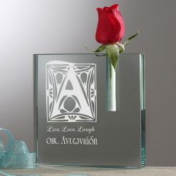 Μονόγραμμα - Προσωποποιημένο Βάζο Με θήκη Για Λουλούδι