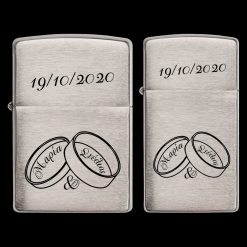 Βέρα Στο Δεξί! - Προσωποποιημένος Zippo® 200 Matte Αναπτήρας