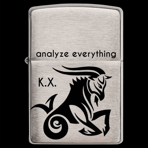 Το ζώδιο μου! - Προσωποποιημένος Zippo® 200 Matte Αναπτήρας - Image 9