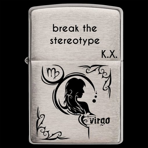 Το ζώδιο μου! - Προσωποποιημένος Zippo® 200 Matte Αναπτήρας - Image 4