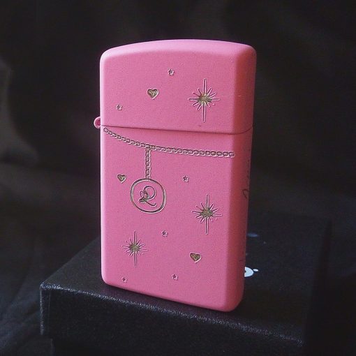 Αναπτήρας Zippo® Pink Matte 1638 με χάραξη μονογράμματος!