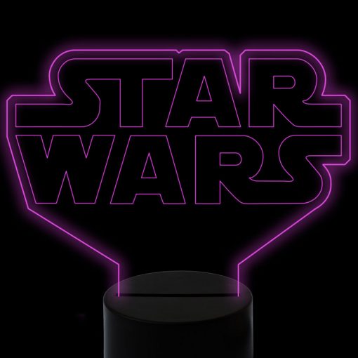 3D LED λάμπα νυχτός - Star Wars Logo - Image 4
