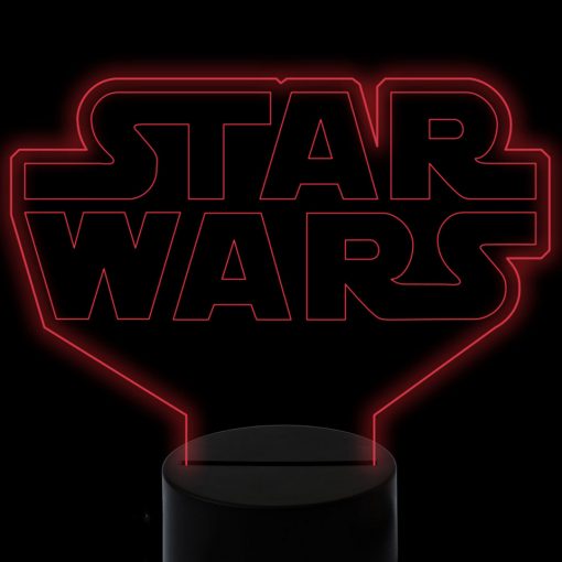 3D LED λάμπα νυχτός - Star Wars Logo - Image 3