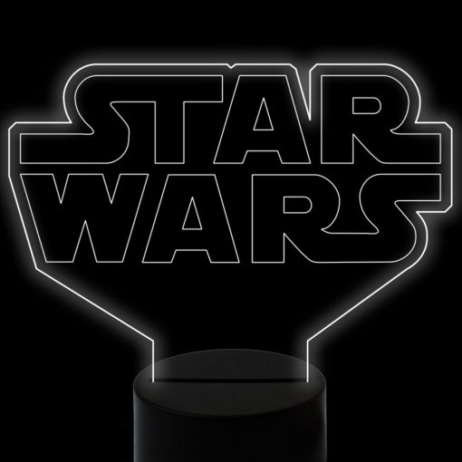 3D LED λάμπα νυχτός - Star Wars Logo - Image 2