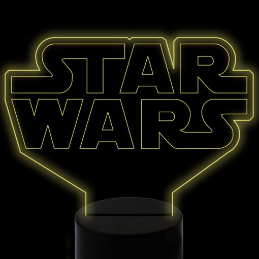 3D LED λάμπα νυχτός - Star Wars Logo