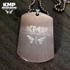 Ταυτότητα Λαιμού/Μπρελόκ Krav Maga Protection KMP® με χάραξη από διαμάντι