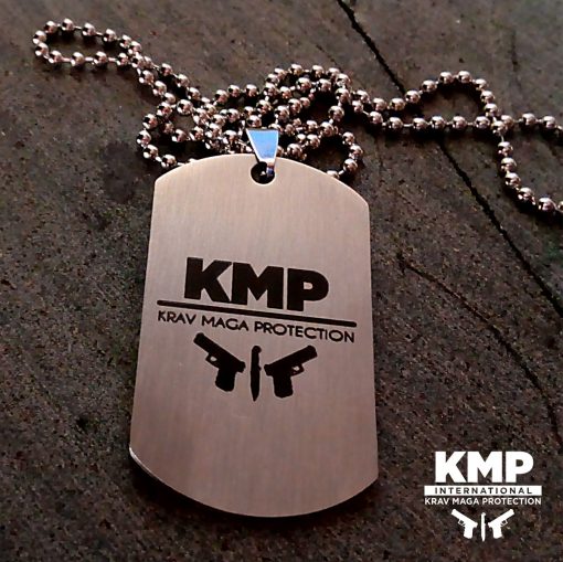 Ταυτότητα Λαιμού/Μπρελόκ Krav Maga Protection KMP® με χάραξη Laser - Image 4