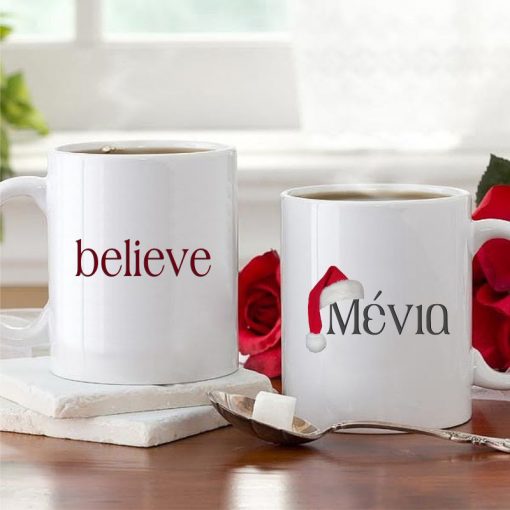 Believe! - Προσωποποιημένη Χριστουγεννιάτικη κούπα