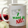 I Want It All! - Προσωποποιημένη Χριστουγεννιάτικη κούπα