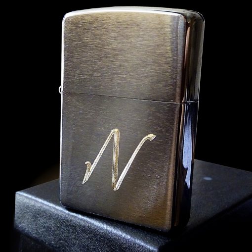 Αναπτήρας Zippo® 200 Matte με χάραξη μονόγραμμα ή αρχικά - Image 3