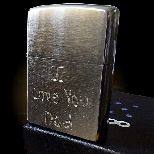 Προσωποποιημένος Zippo® 200 Matte με την Χειρόγραφη γραφή σας! - Image 2