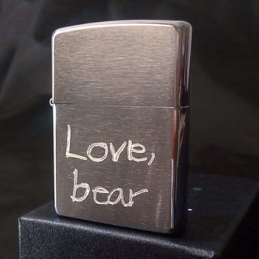 Προσωποποιημένος Zippo® 200 Matte με την Χειρόγραφη γραφή σας! - Image 5