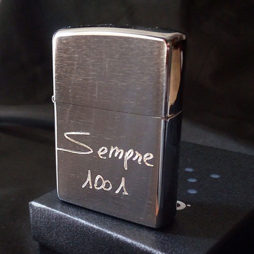 Προσωποποιημένος Zippo® 200 Matte με την Χειρόγραφη γραφή σας! - Image 3
