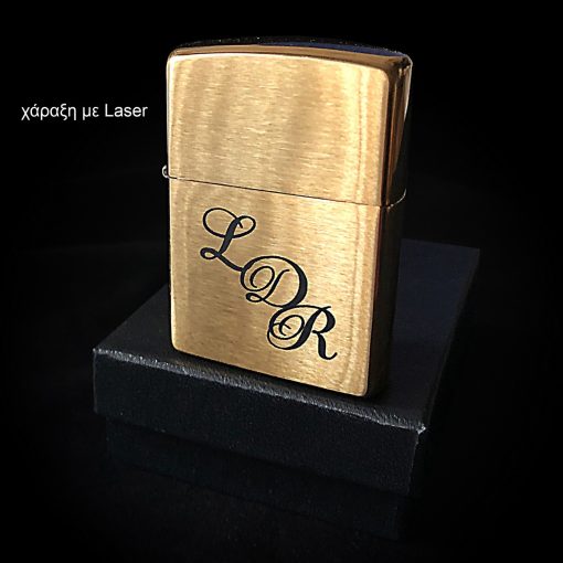 Αναπτήρας Zippo®168 Armor® χρυσός με χάραξη - Χάραξη σε όλες τις πλευρές! - Image 4