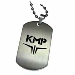 Ταυτότητα Λαιμού/Μπρελόκ Krav Maga Protection KMP® με χάραξη Laser