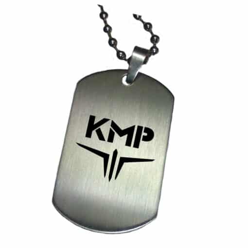 Ταυτότητα Λαιμού/Μπρελόκ Krav Maga Protection KMP® με χάραξη Laser