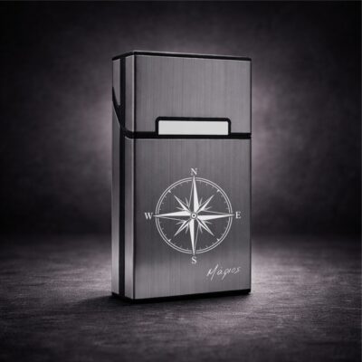 Λεπτή Θήκη Τσιγάρων (Slim) με Χάραξη Ονόματος – Signature Style | Προσωποποιημένο Δώρο