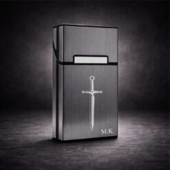 Λεπτή Θήκη Τσιγάρων (Slim) με Χάραξη Συμβόλου & Ονόματος – Επιλογή Σχεδίου | Προσωποποιημένο Δώρο