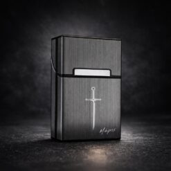 Θήκη Τσιγάρων με Χάραξη Συμβόλου & Ονόματος – Επιλογή Σχεδίου (Άγκυρα, Πυξίδα, Στέμμα κ.ά.) | Προσωποποιημένο Δώρο