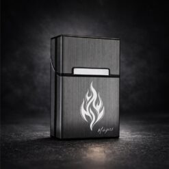 Θήκη Τσιγάρων με Χάραξη Συμβόλου & Ονόματος – Επιλογή Σχεδίου (Άγκυρα, Πυξίδα, Στέμμα κ.ά.) | Προσωποποιημένο Δώρο