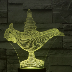 3D LED λάμπα νυχτός - Λυχνάρι