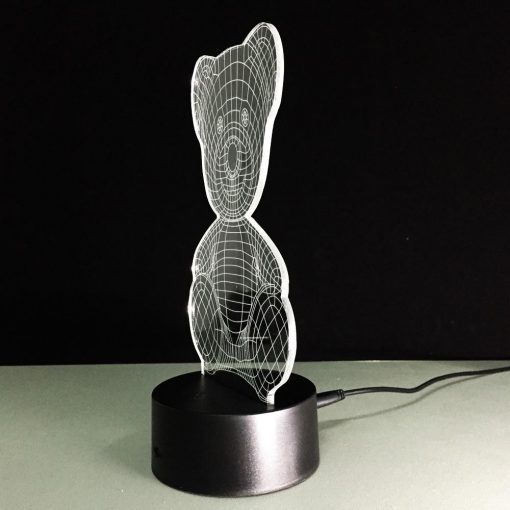 3D LED λάμπα νυχτός - Αρκουδάκι - Image 4