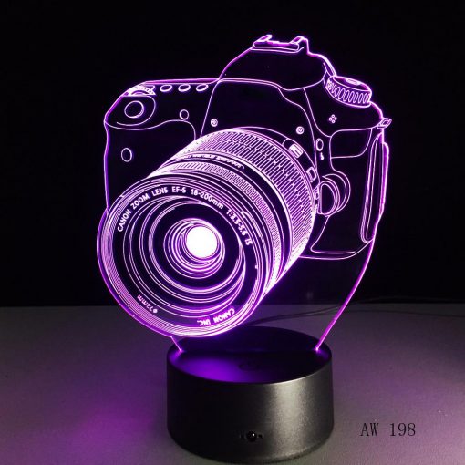 3D λάμπα LED Canon Camera