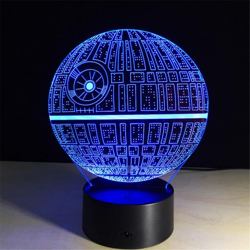 3D LED λάμπα νυχτός - Star Wars Death Star - Image 3
