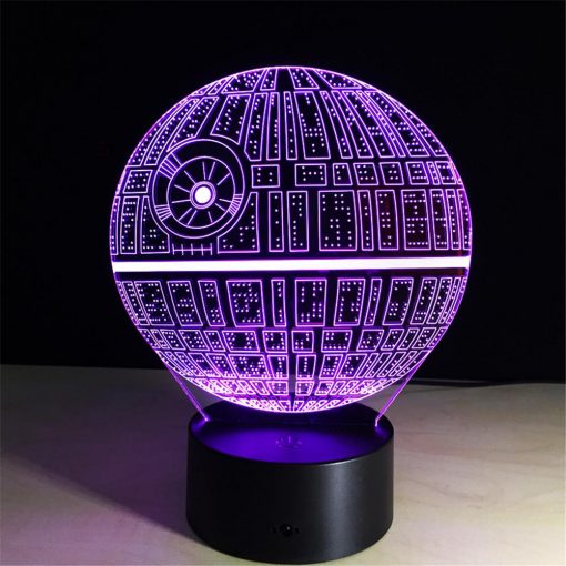 3D LED λάμπα νυχτός - Star Wars Death Star - Image 4