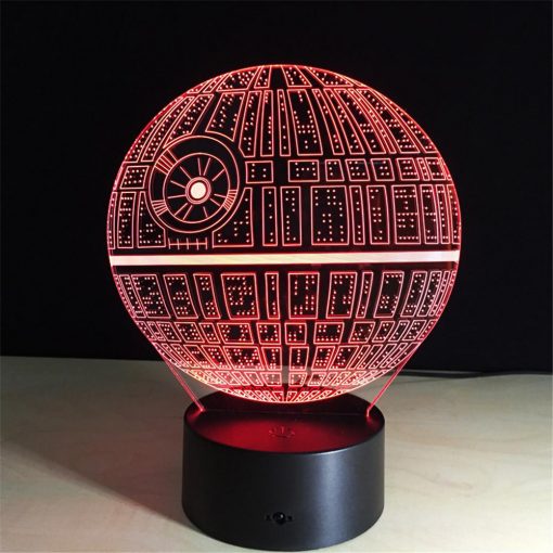 3D LED λάμπα νυχτός - Star Wars Death Star - Image 2