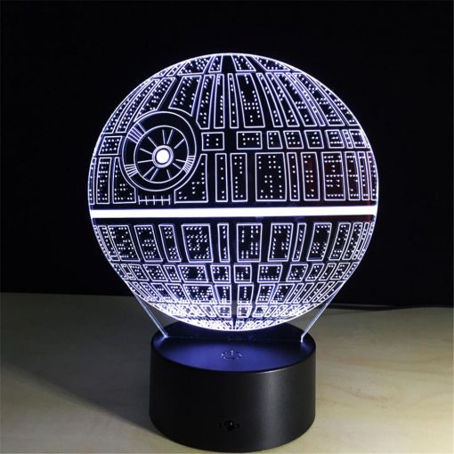 3D LED λάμπα νυχτός - Star Wars Death Star