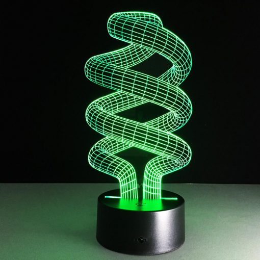 3D LED λάμπα νυχτός - DNA - Image 5