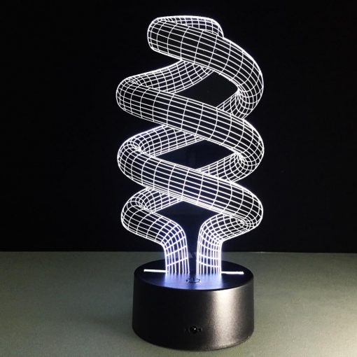 3D LED λάμπα νυχτός - DNA - Image 2