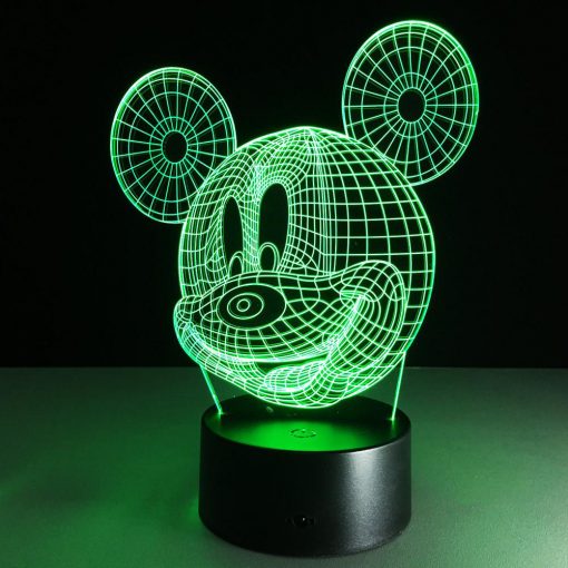 3D LED λάμπα νυχτός - Μίκυ Μάους - Image 4