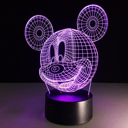 3D LED λάμπα νυχτός - Μίκυ Μάους - Image 5