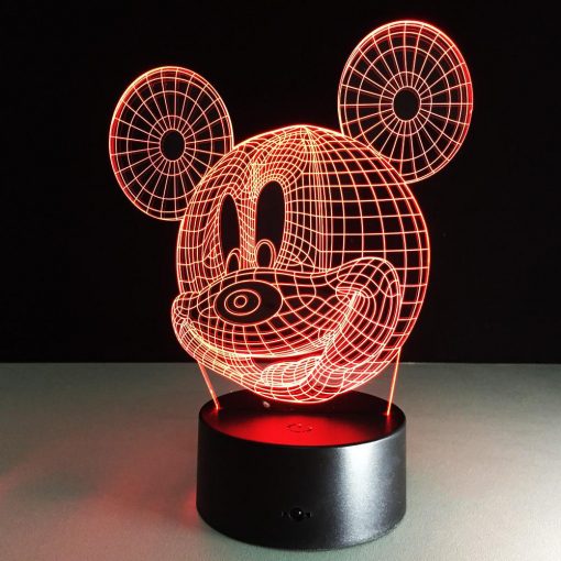 3D LED λάμπα νυχτός - Μίκυ Μάους - Image 6