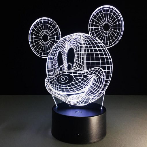 3D LED λάμπα νυχτός - Μίκυ Μάους - Image 3