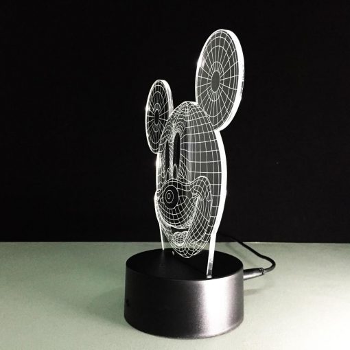 3D LED λάμπα νυχτός - Μίκυ Μάους - Image 2