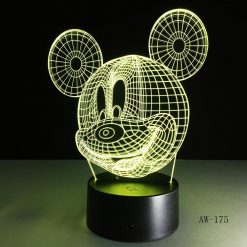 3D LED λάμπα νυχτός - Μίκυ Μάους
